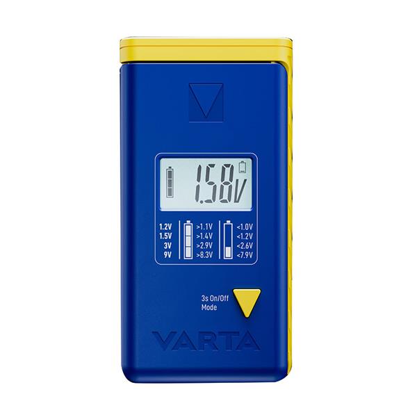 COMPROBADOR DE PILAS LCD 893101111. VARTA