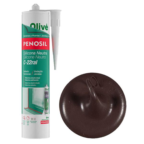 SILICONA NEUTRA C-22 MARRON R8017 300ML