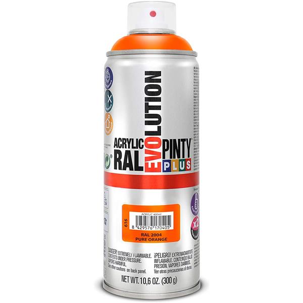 PINTURA SPRAY NARANJA RAL.2004 520CC. PINTY PLUS
