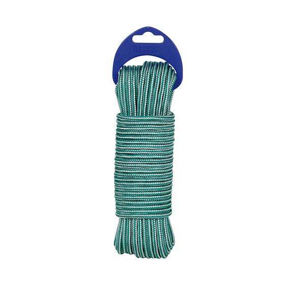 CUERDA POLIP. 4MM ALMA TEXT./25M VD/BL