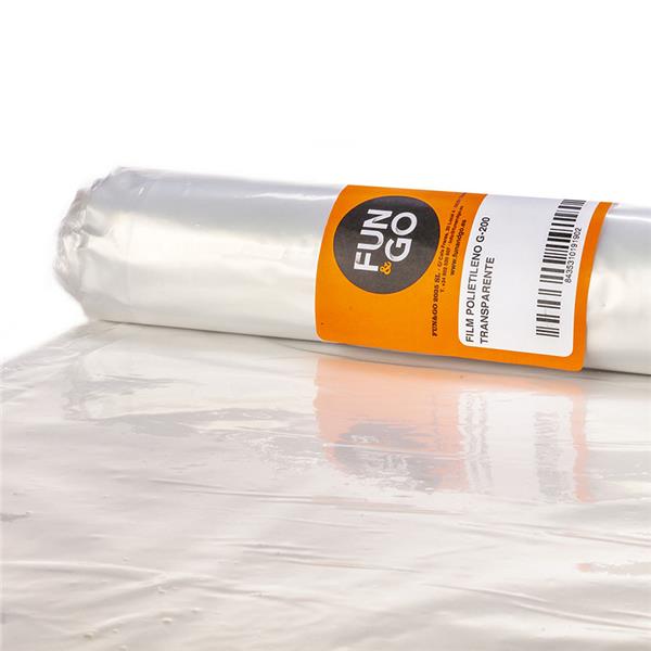 PLASTICO ROLLO 4X25M GALGA 200. TRANS.