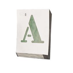 ABECEDARIO ALUMINIO P/ROTULAR 100MM