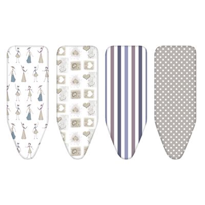 FUNDA PLANCHA ELASTIC FIT 135X50 CORAZONES INOFIX