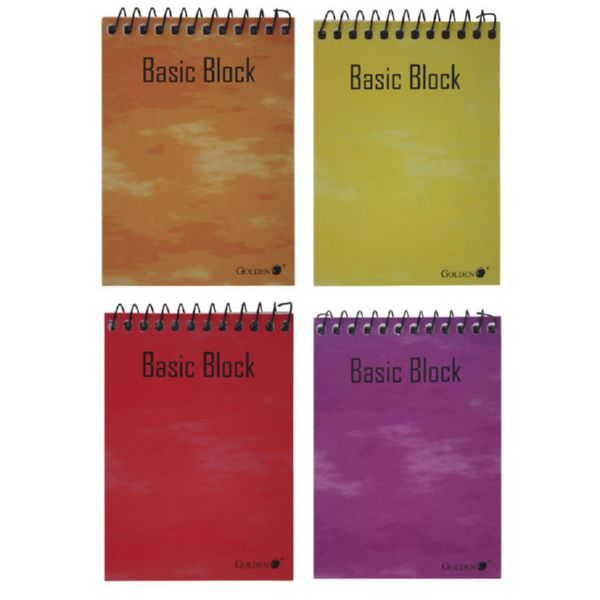 Libreta de bolsillo A6. 80 hojas cuadriculadas.